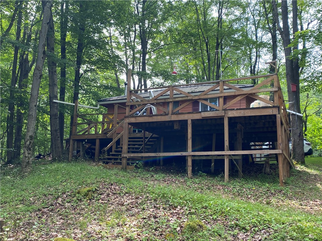 0 Munson Road Kennedy, NY 14747 - Photo 34 of 38 View of Cabin from the Dock