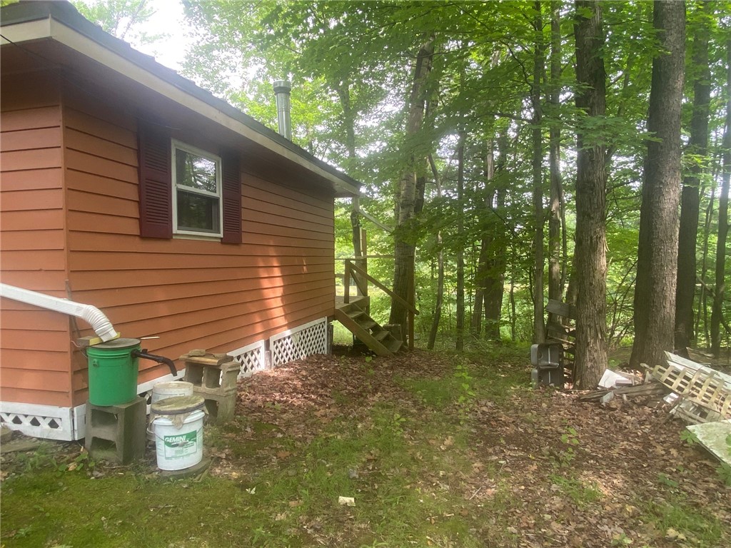 0 Munson Road Kennedy, NY 14747 - Photo 8 of 38 Right Side view of cabin