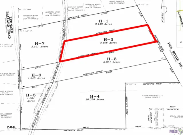 $59,605 | Tbd H-2 Pea Ridge Road, Albany, LA 70711