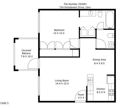 $244,900 | 734 Portstewart Drive, Cary, NC 27519