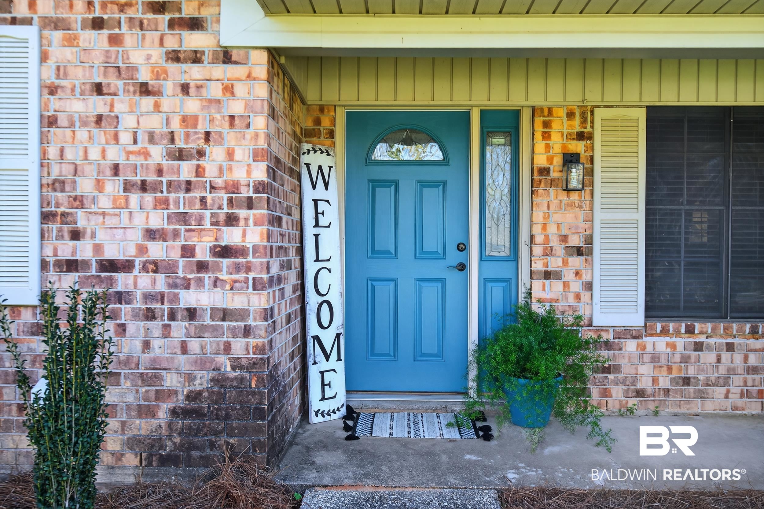 46006 Pecan Lane Bay Minette, AL 36507 - Photo 5 of 40 Property entrance with brick siding and a porch