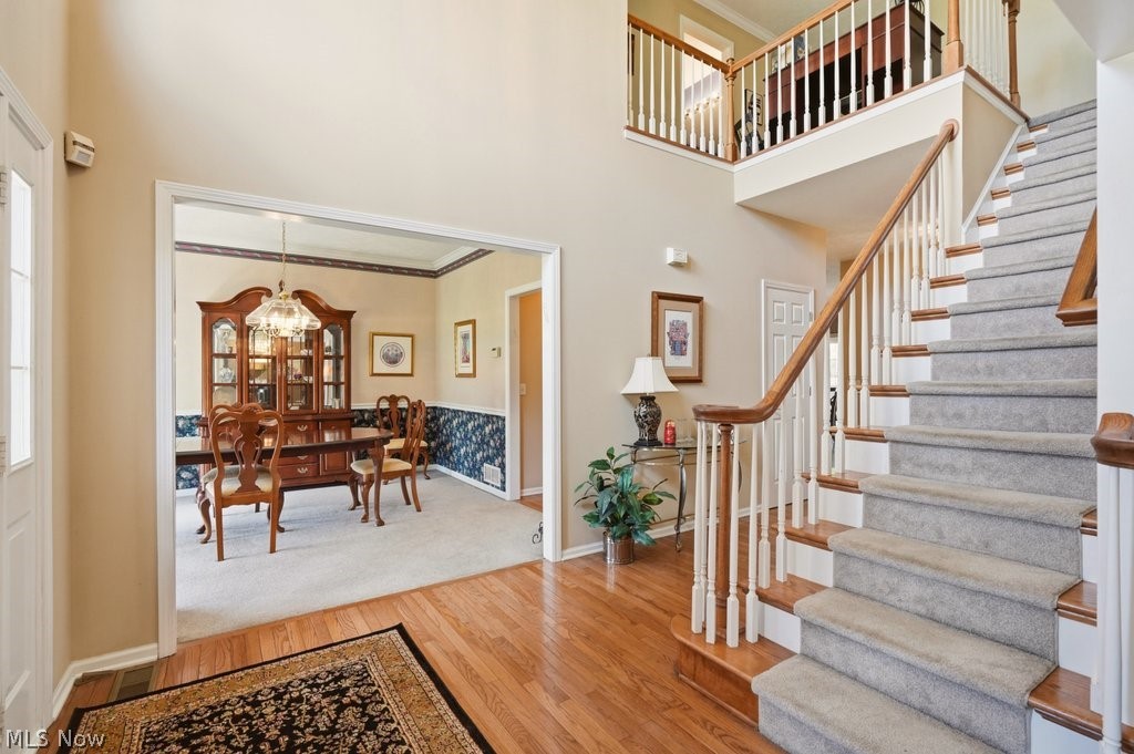 593 Brookstone Court Akron, OH 44321 - Photo 5 of 41 Foyer open to dining room