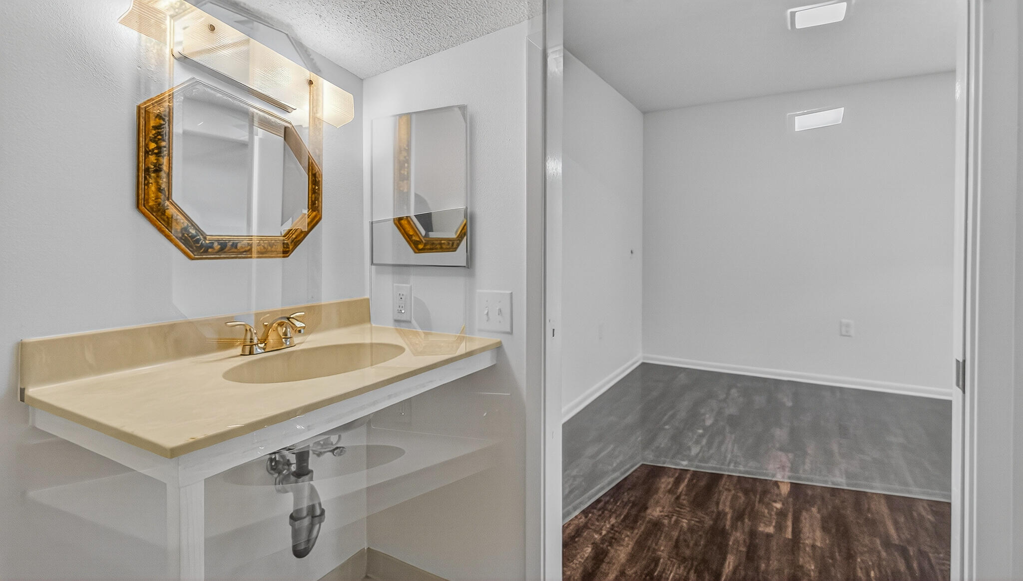 96 Yacht Club Drive, Unit 1 Fort Walton Beach, FL 32548 - Photo 16 of 43 a bathroom with a sink and a mirror