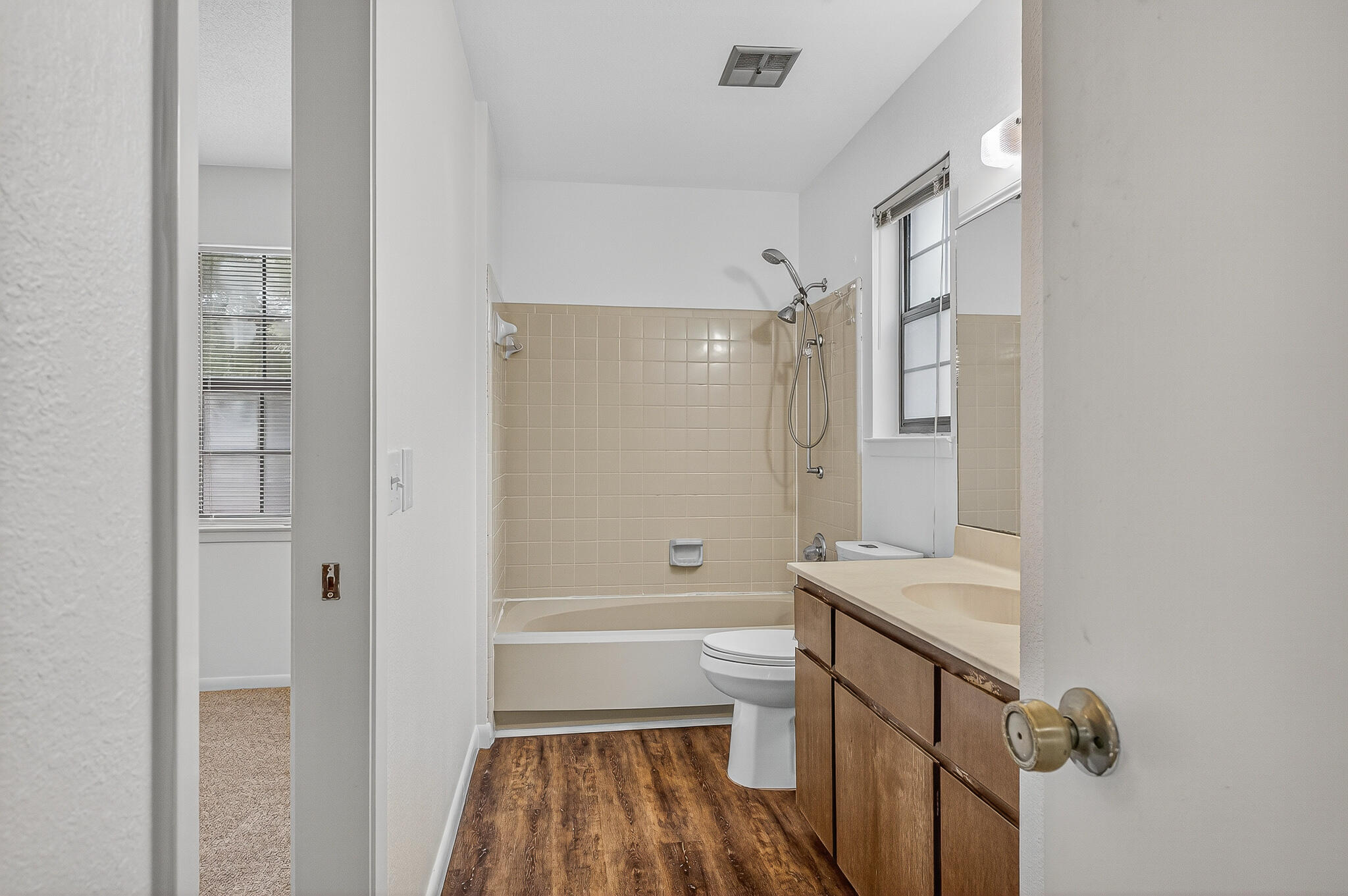 96 Yacht Club Drive, Unit 1 Fort Walton Beach, FL 32548 - Photo 33 of 43 a bathroom with a sink a toilet and shower
