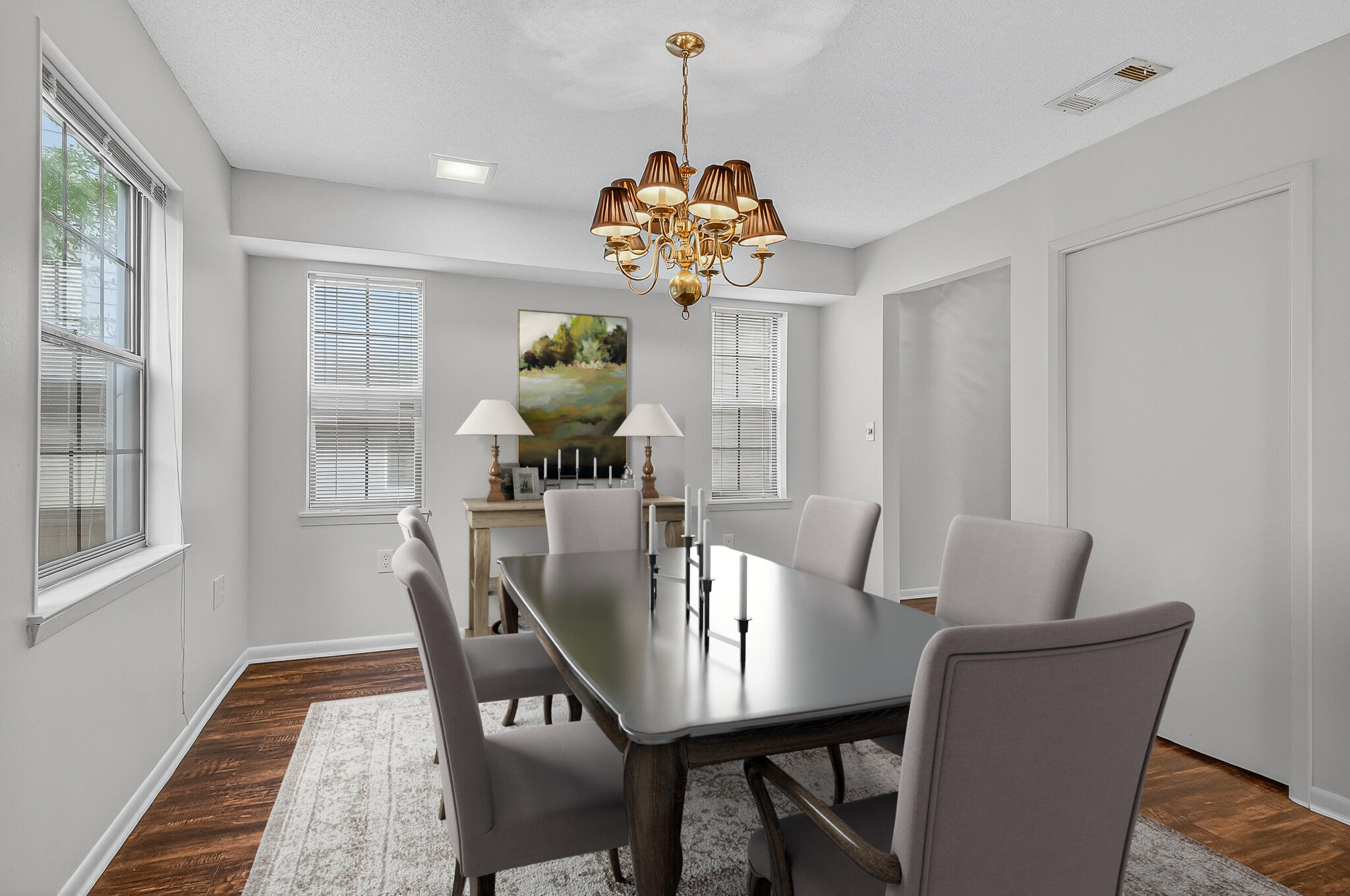 96 Yacht Club Drive, Unit 1 Fort Walton Beach, FL 32548 - Photo 10 of 43 a view of a dining room with furniture and wooden floor