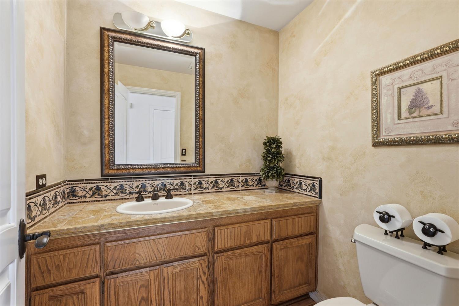 2030 Marden Drive Rescue, CA 95672 - Photo 51 of 96 a bathroom with a sink toilet and mirror