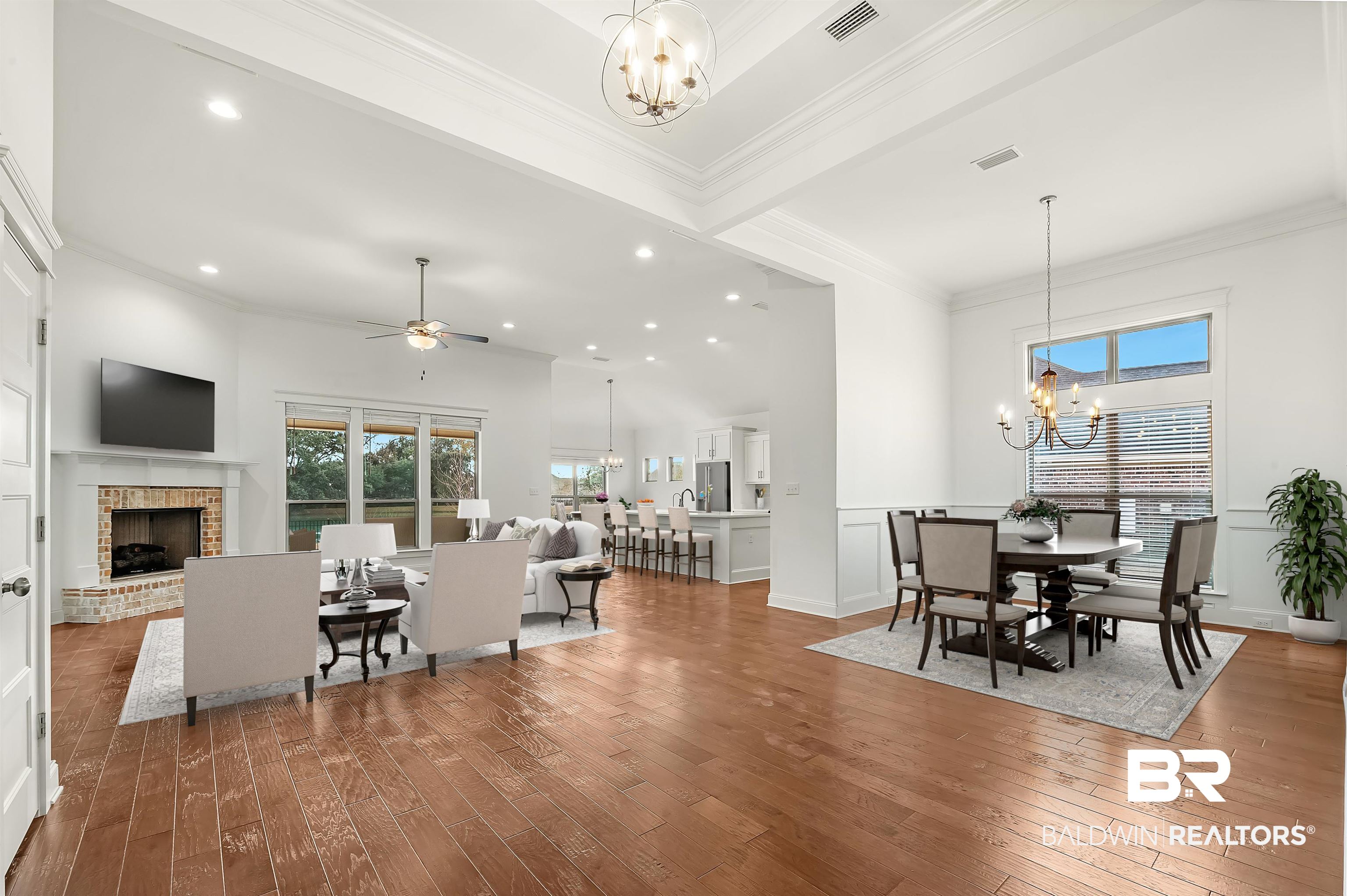284 Fennec Street Fairhope, AL 36532 - Photo 4 of 73 Great Room, Formal Dining, Breakfast Bar, Kitchen & Breakfast Room