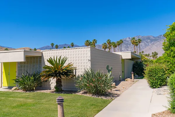 a backyard of a house