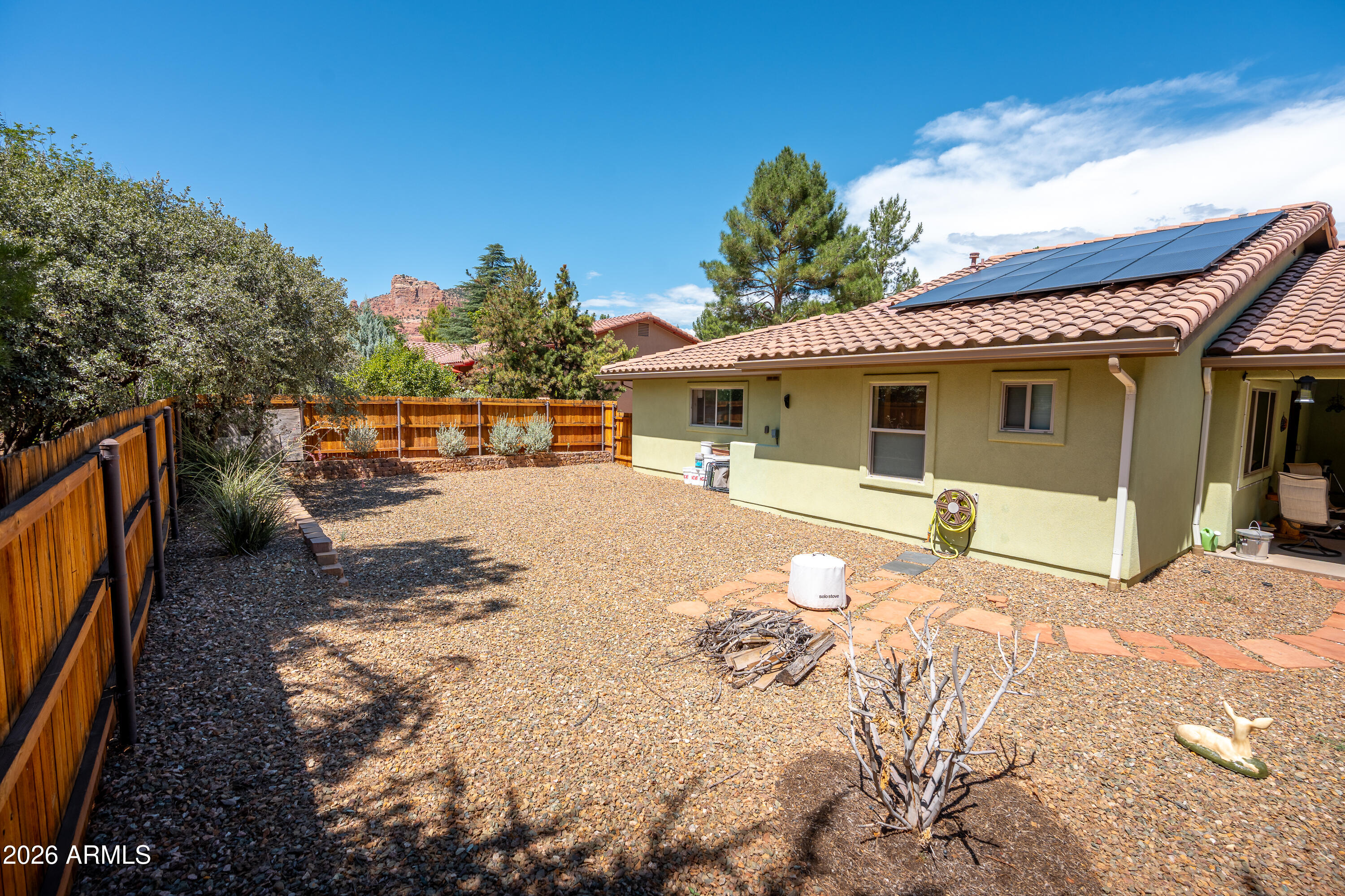 100 Rain Trail Road Sedona, AZ 86351 - Photo 29 of 39 Backyard Onto The House