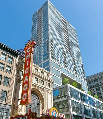 a front view of a building