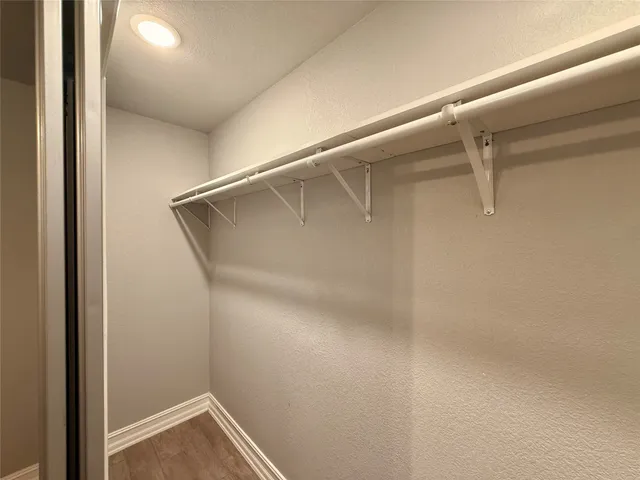a view of walk in closet