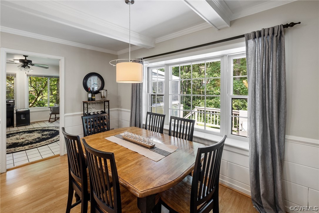 1513 Willingham Road Henrico, VA 23238 - Photo 14 of 40 a view of a dining room with furniture window and wooden floor