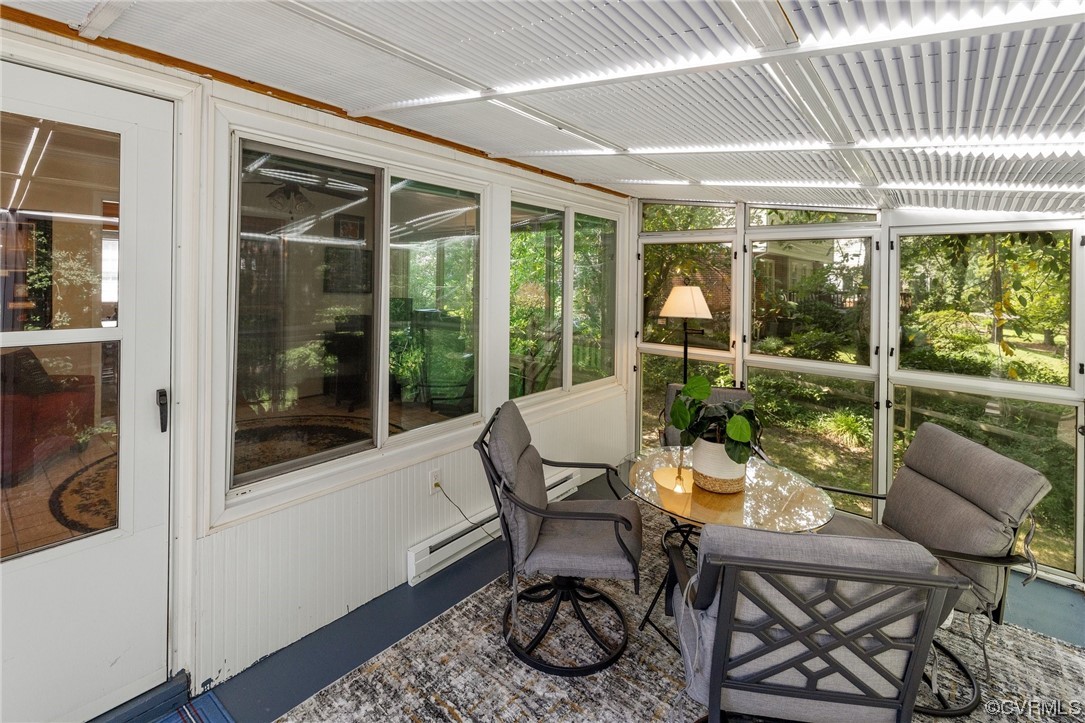 1513 Willingham Road Henrico, VA 23238 - Photo 23 of 40 a view of a dining room with furniture window and outside view