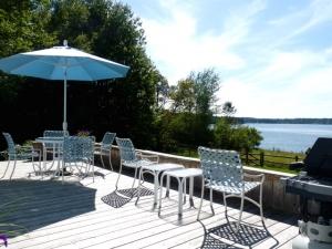 2 Manchester Road Northeast Harbor, ME 04662 - Photo 2 of 21 Deck facing Somes Sound