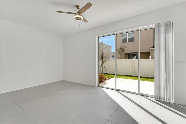 a view of empty room