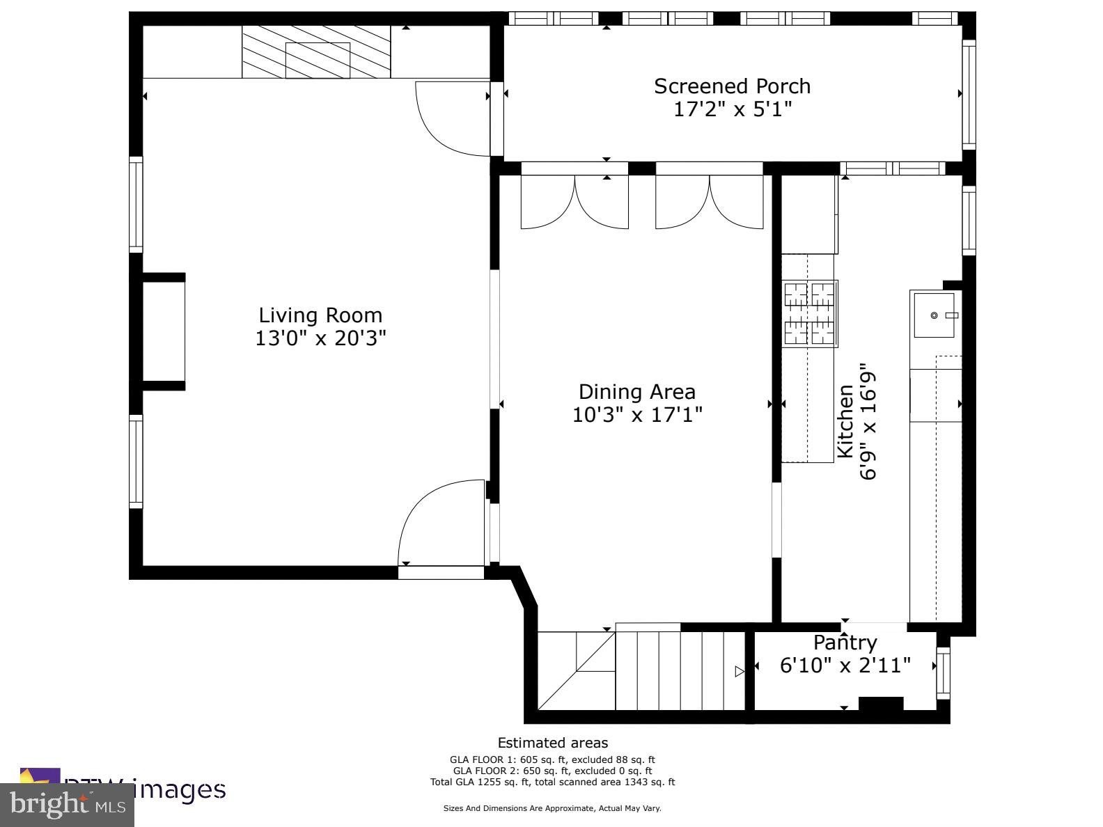 3024 North Calvert Street, Unit A1 Baltimore, MD 21218 - Photo 40 of 41 Main Level Floor Plan