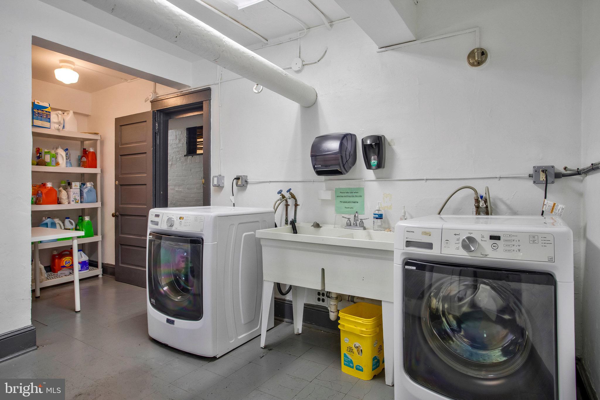 3024 North Calvert Street, Unit A1 Baltimore, MD 21218 - Photo 34 of 41 Community Laundry - FREE to use (no coins needed!)
