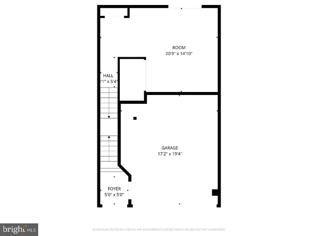 a picture of a bench in front of a door