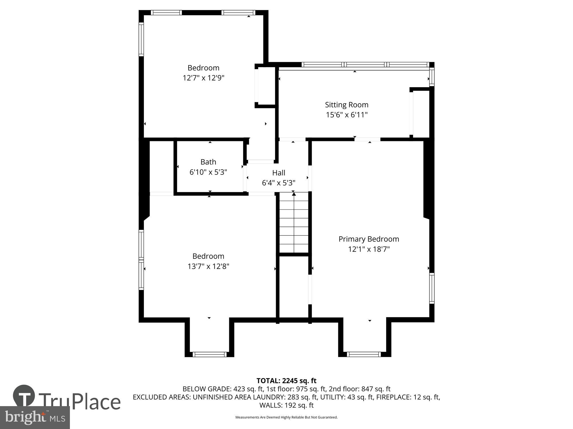 229 Gralan Road Baltimore, MD 21228 - Photo 87 of 89 Upper level floor plan