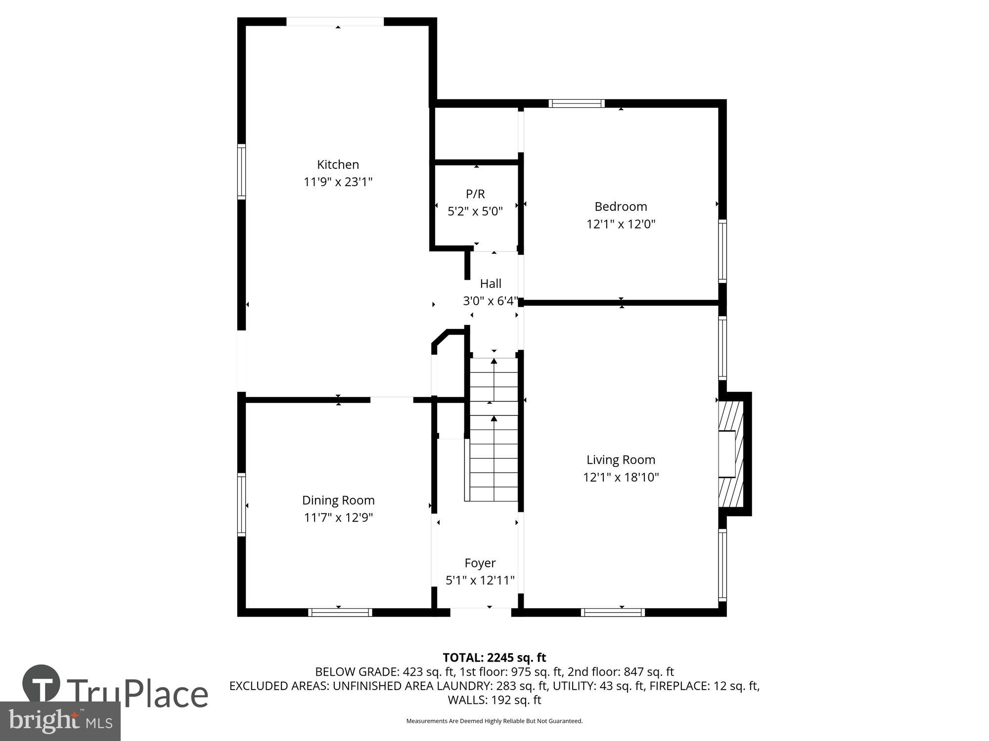 229 Gralan Road Baltimore, MD 21228 - Photo 88 of 89 Main level floor plan