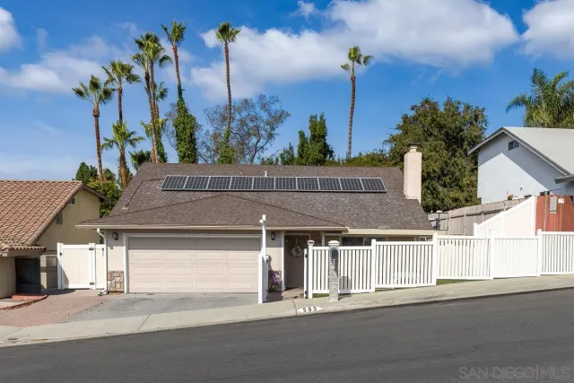 a view of a house with a street