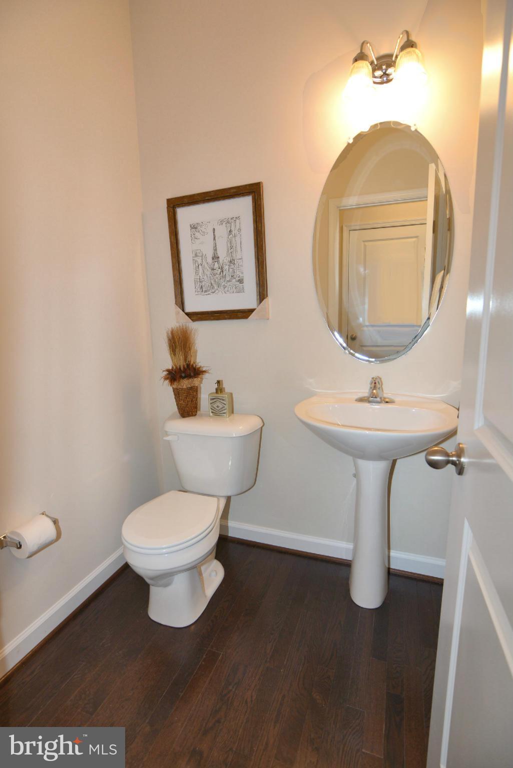 1217 Shesley Road Mayo, MD 21037 - Photo 16 of 30 a bathroom with a toilet a sink and a mirror