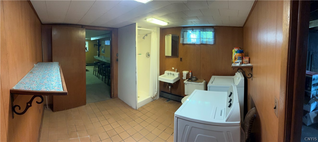 1408 Buckley Road Utica, NY 13501 - Photo 48 of 48 Basement laundry pano