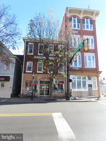 a front view of a building