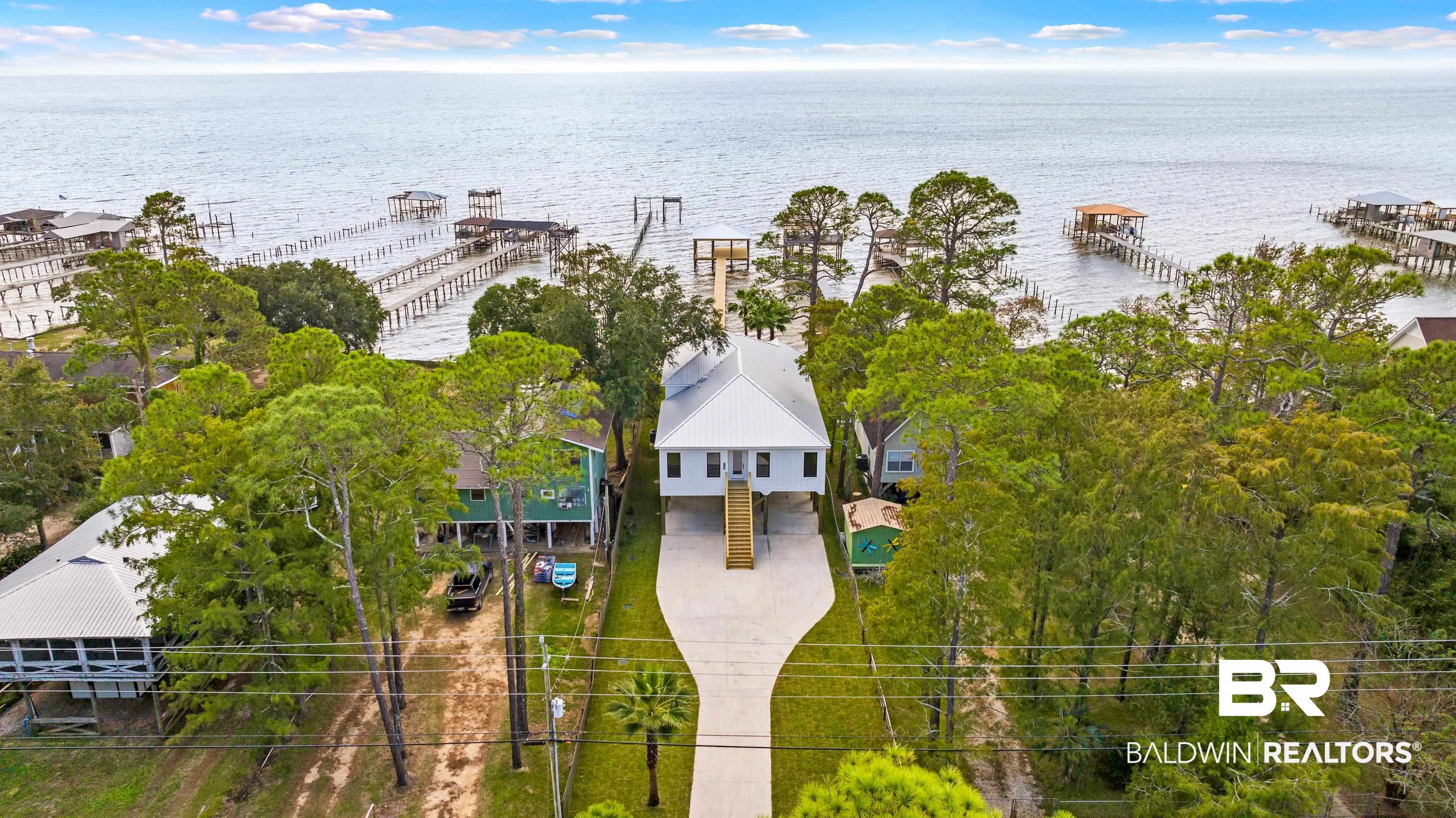 12453 County Road 1 Fairhope, AL 36532 - Photo 33 of 33 Birds eye view of property with a water view
