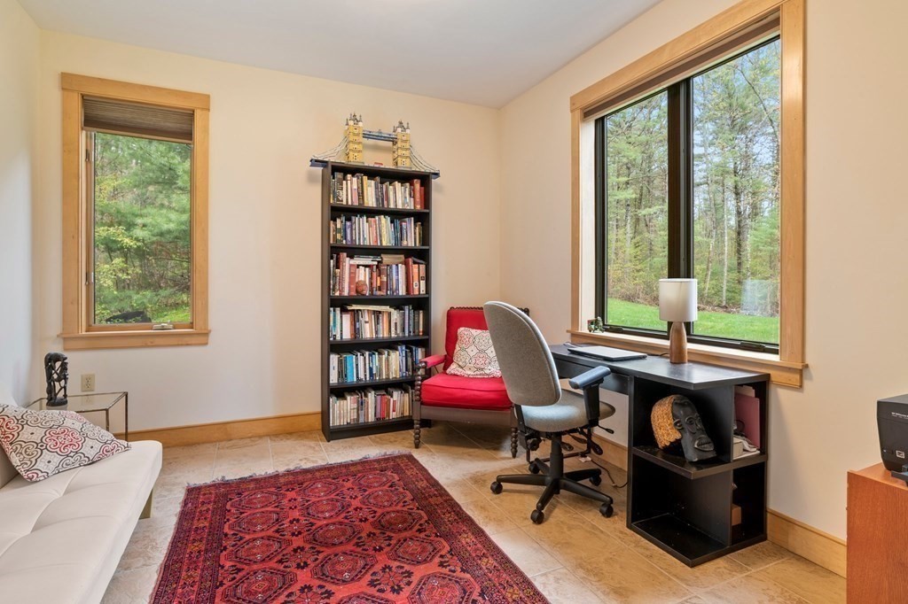 62 Buffam Road Pelham, MA 01002 - Photo 19 of 42 a bedroom with a workspace