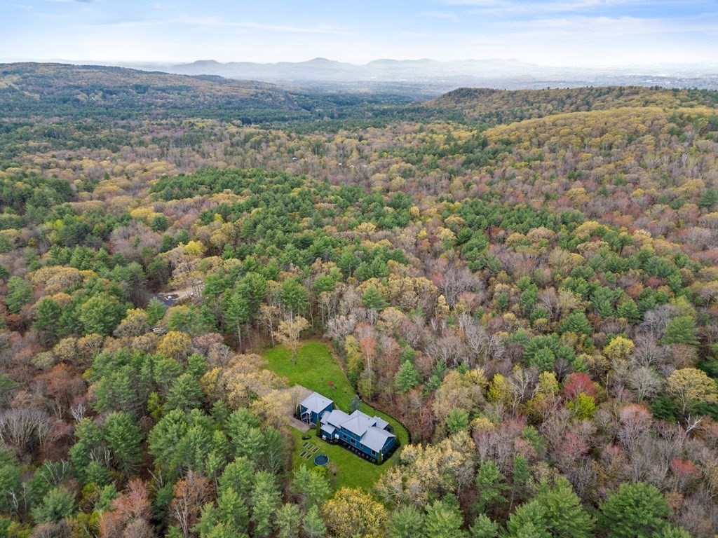 62 Buffam Road Pelham, MA 01002 - Photo 2 of 42 an aerial view of a houses with a yard