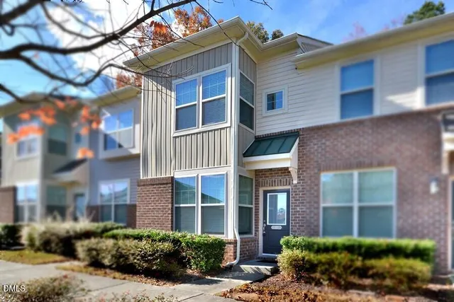 a front view of a building