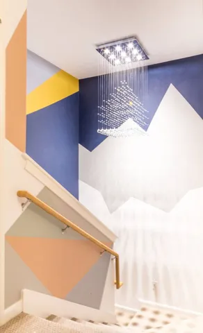 a view of a living room