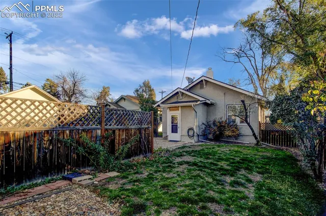 a front view of a house with patio
