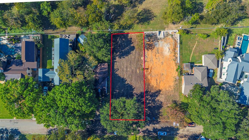 9431 Waterview Road Dallas, TX 75218 - Photo 11 of 19 Aerial overview of property's location featuring property parcel outlined