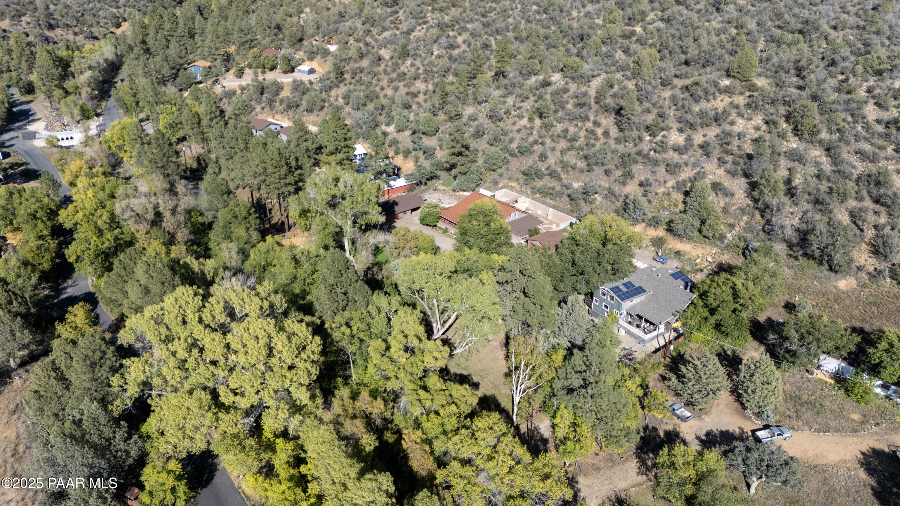 249 South Lynx Creek Road Prescott, AZ 86303 - Photo 119 of 124 a backyard of a house with lots of green space