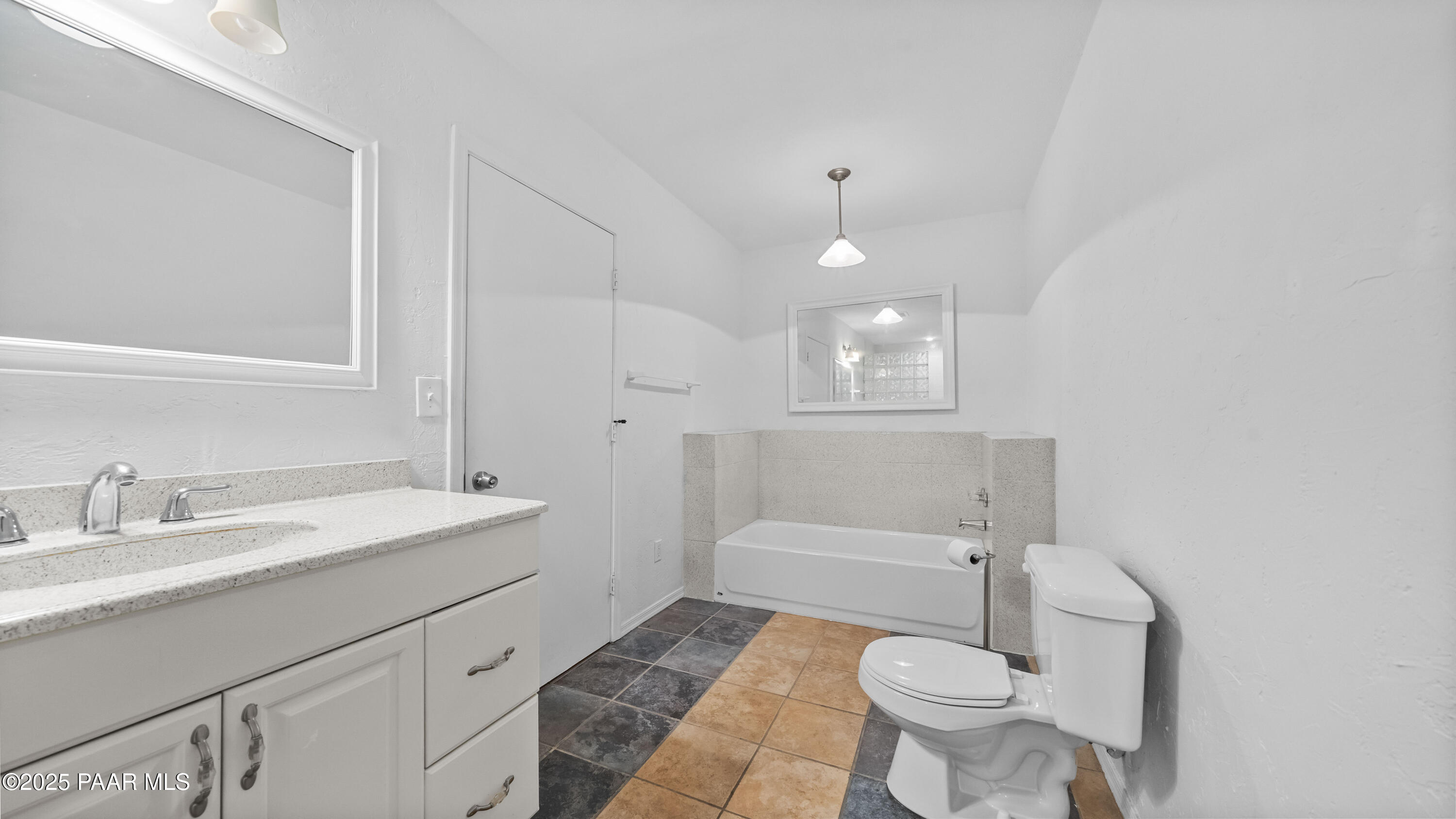 249 South Lynx Creek Road Prescott, AZ 86303 - Photo 38 of 124 a bathroom with a sink a toilet and shower