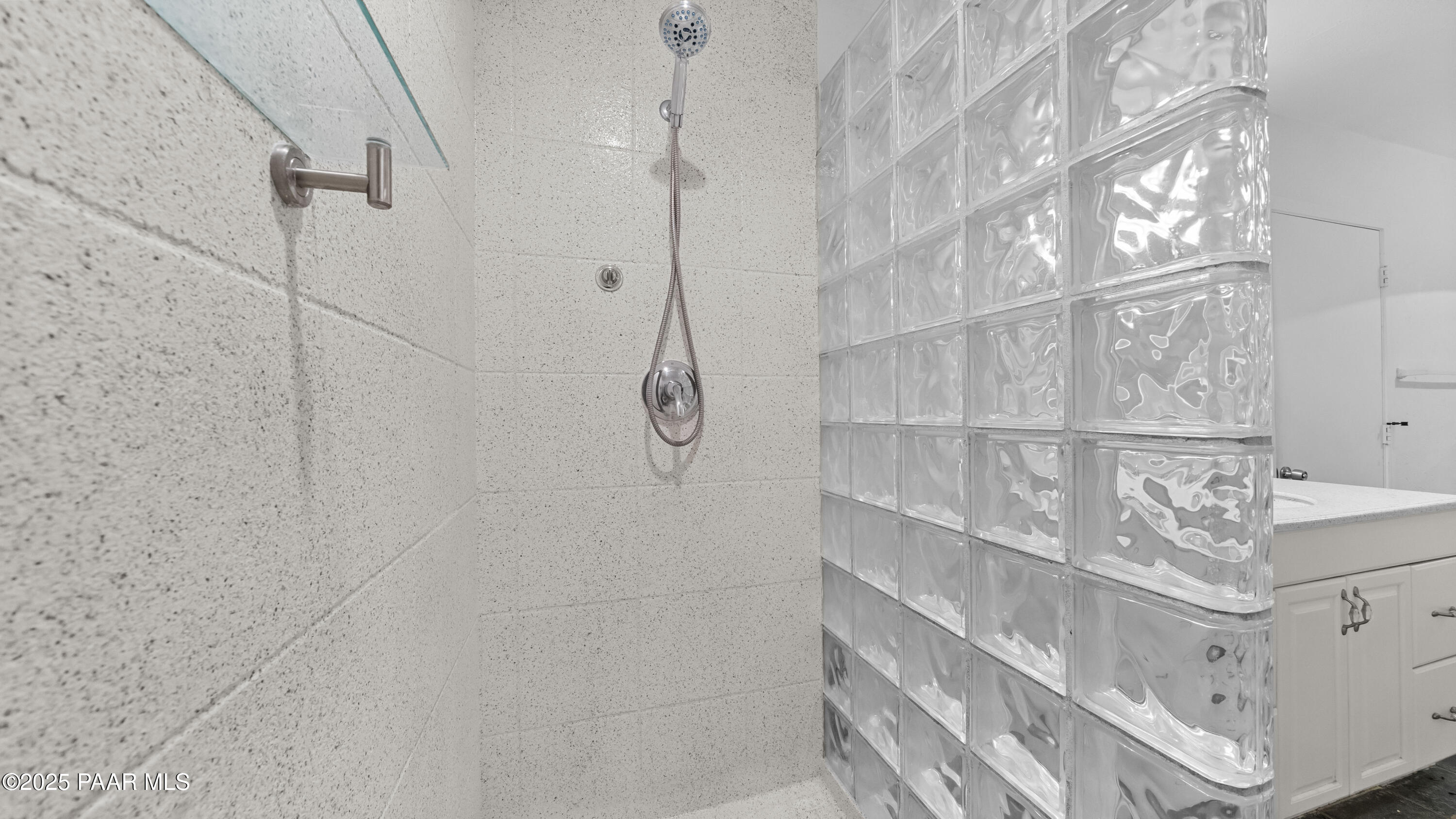 249 South Lynx Creek Road Prescott, AZ 86303 - Photo 39 of 124 a bathroom with a sink and a shower