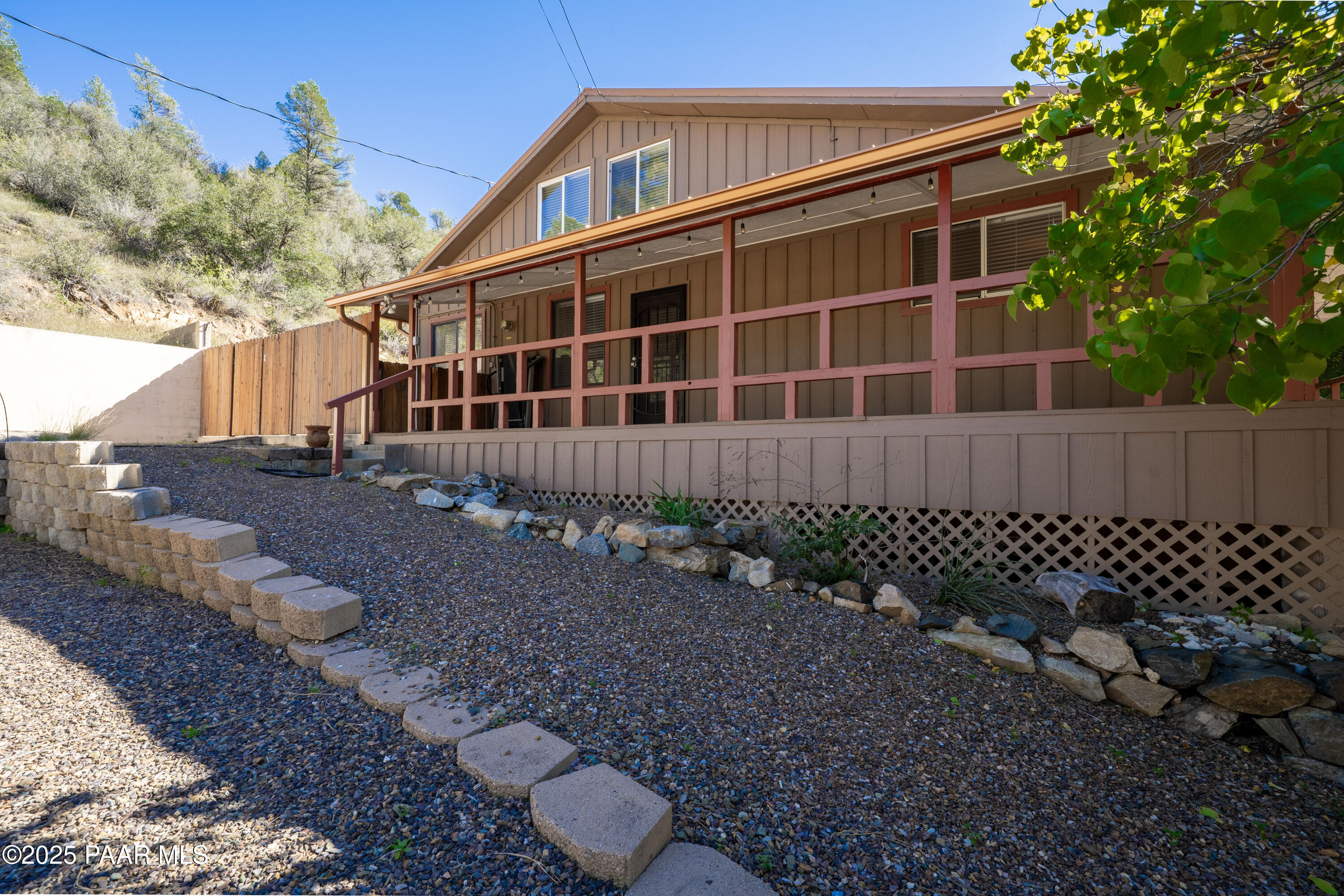 249 South Lynx Creek Road Prescott, AZ 86303 - Photo 89 of 124 a front view of a house with a yard