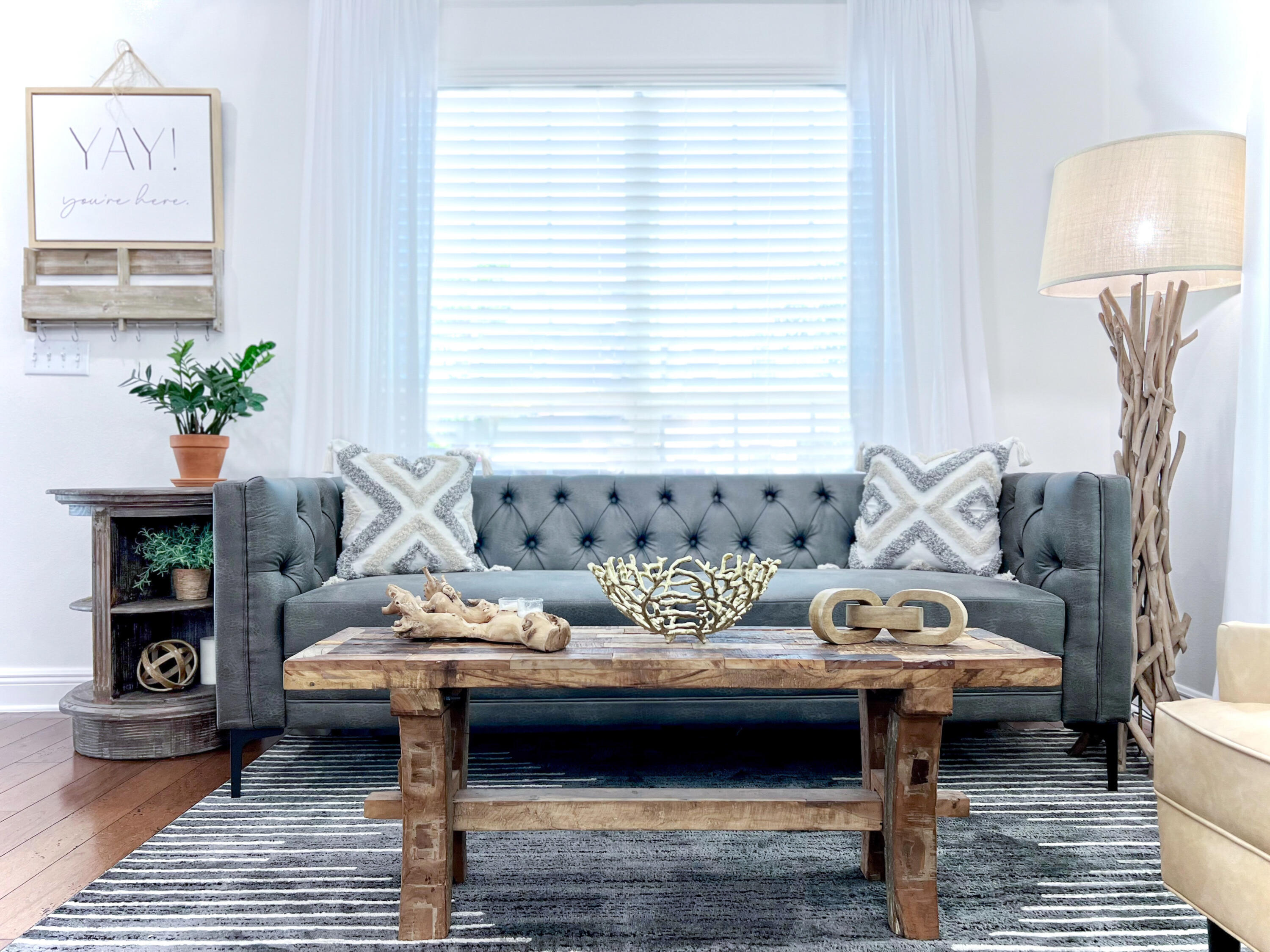 27 Grayling Way Inlet Beach, FL 32461 - Photo 6 of 33 a living room with furniture and a potted plant