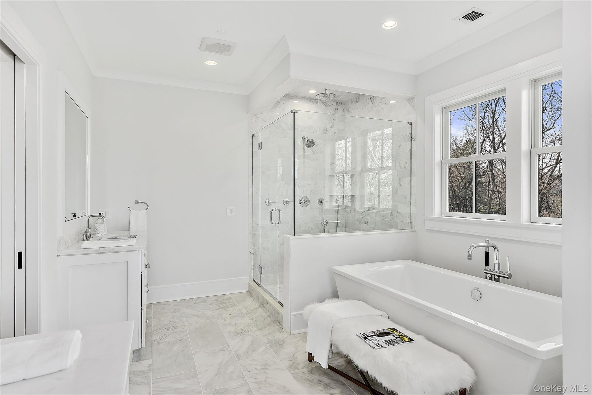 211 Bedford Road Chappaqua, NY 10514 - Photo 15 of 21 Primary bath in builder's prior work