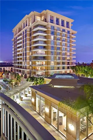 a front view of a building