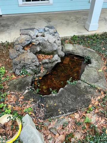 a view of a lake with beach