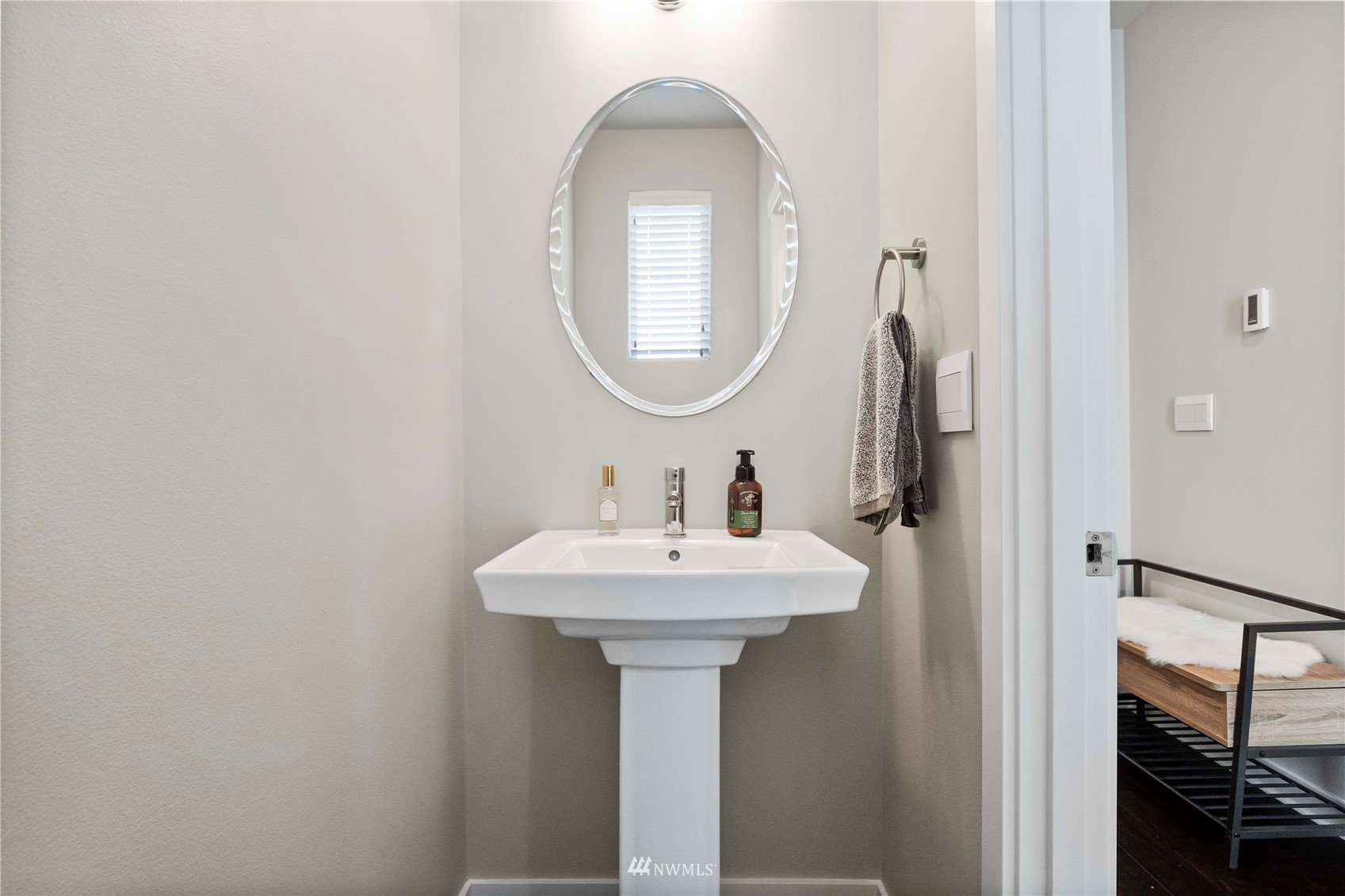 1325 Seattle Hill Road, Unit C4 Bothell, WA 98012 - Photo 10 of 33 a bathroom with a sink and a mirror