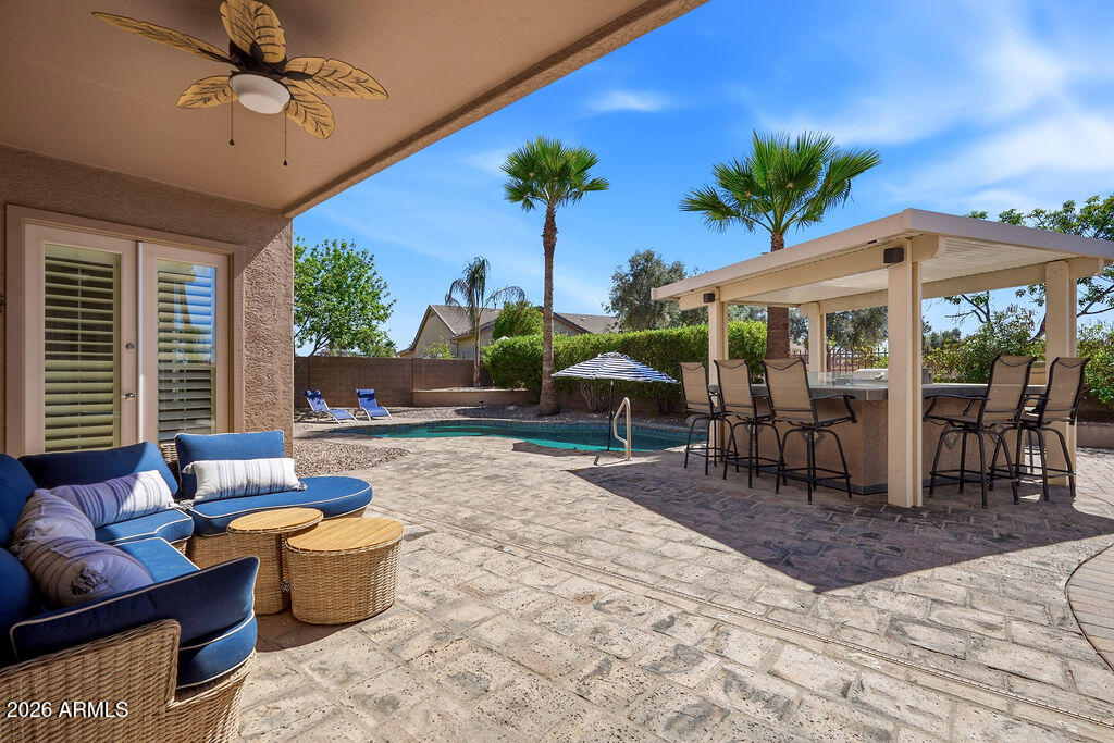 6738 Rachael Way Gilbert, AZ 85298 - Photo 36 of 58 Covered Patio