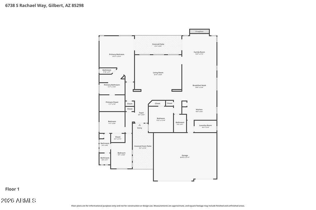 6738 Rachael Way Gilbert, AZ 85298 - Photo 58 of 58 FloorPlan