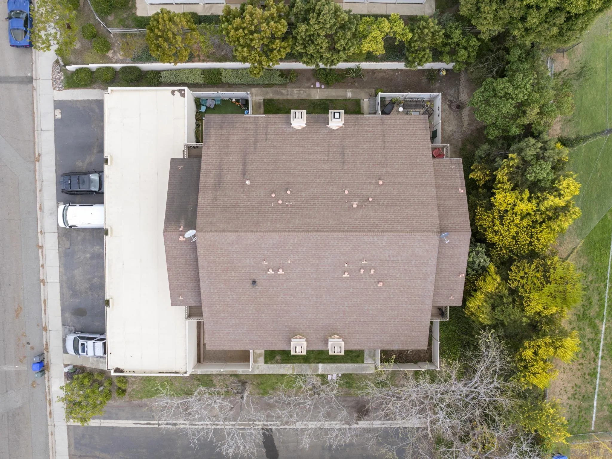 183 Countryhaven Road Encinitas, CA 92024 - Photo 23 of 28 an aerial view of a house with a yard and large tree
