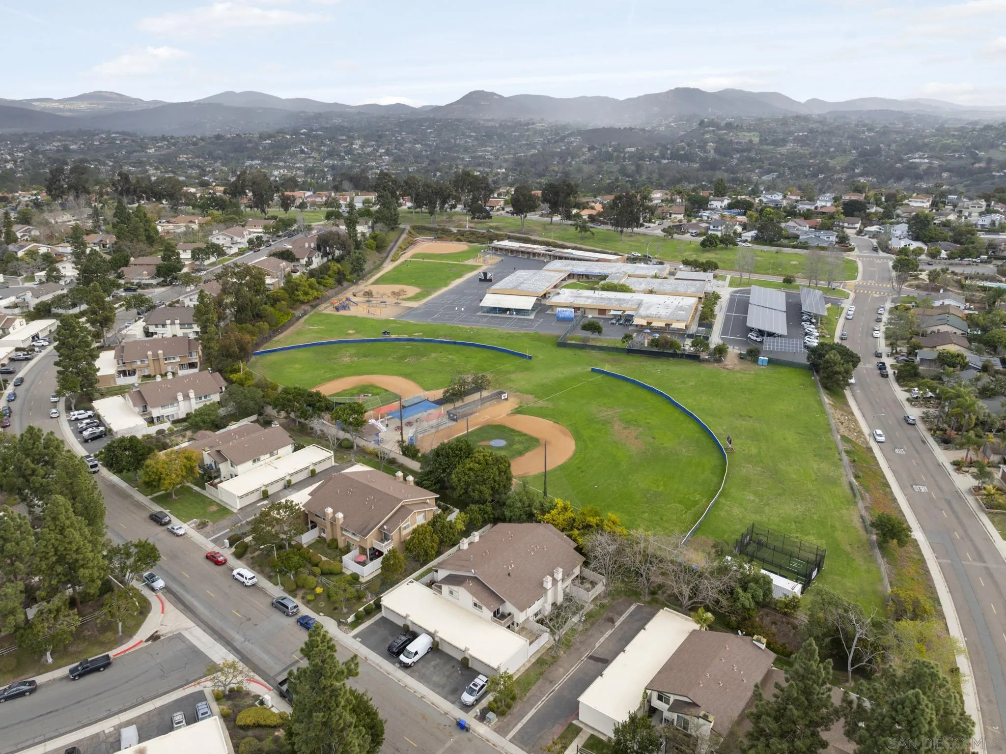 183 Countryhaven Road Encinitas, CA 92024 - Photo 27 of 28 an aerial view of a residential houses with outdoor space and a lake view