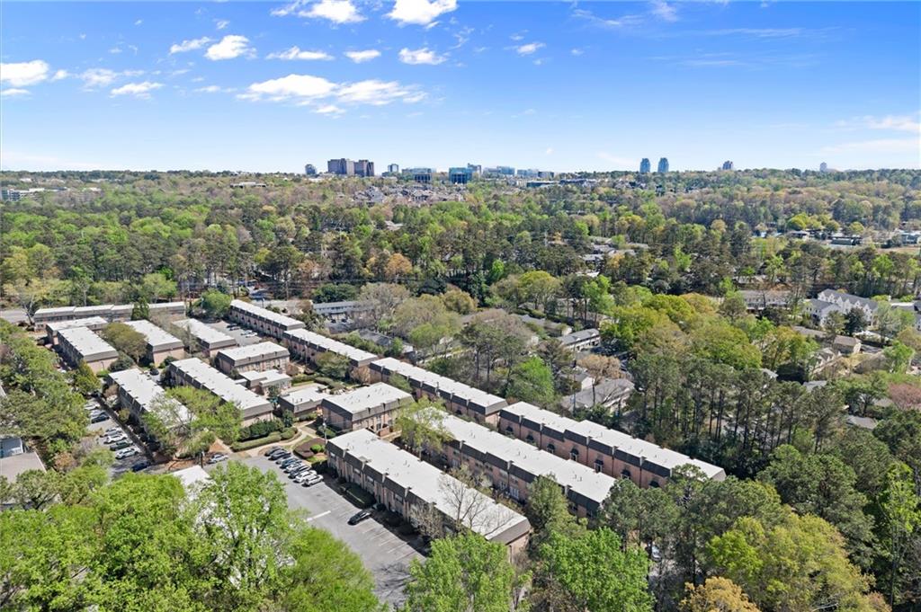 6980 Roswell Road, Unit F7 Atlanta, GA 30328 - Photo 42 of 43 an aerial view of multiple house