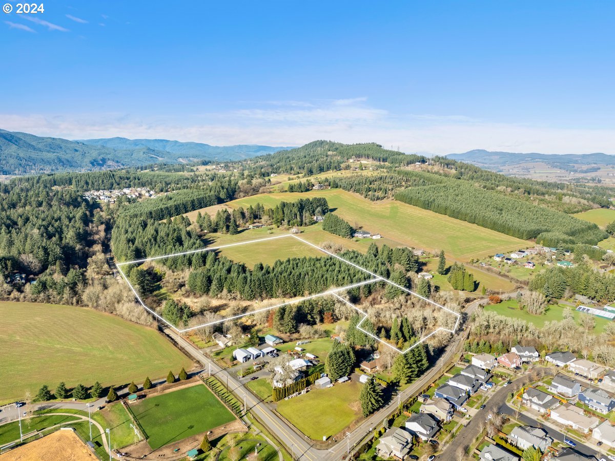 44725 Northwest David Hill Road Forest Grove, OR 97116 - Photo 10 of 14 an aerial view of residential houses with outdoor space
